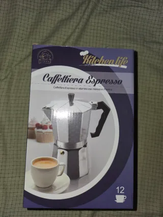 Caffettiera Espresso Kitchen life 12 tazze