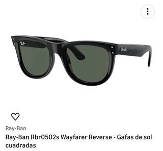 Gafas Ray-Ban Wayfarer Reverse Negras