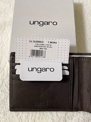 Portafoglio Ungaro vera pelle marrone