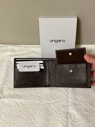 Portafoglio Ungaro vera pelle marrone