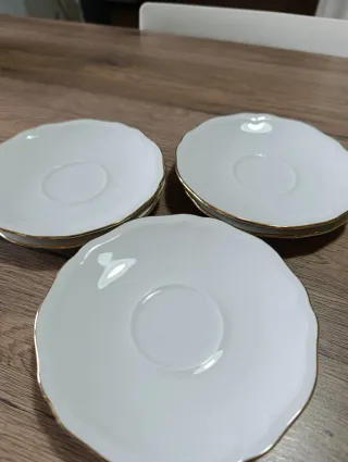 Sei piattini in porcellana Schirnding
