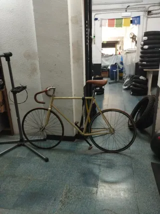 Bicicleta Fixie Amarilla
