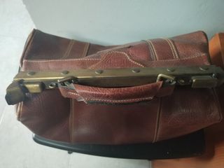 Bolso tipo Médico Vintage Marrón