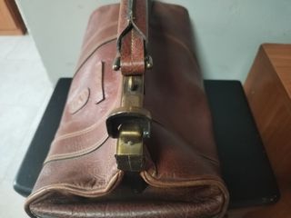 Bolso tipo Médico Vintage Marrón