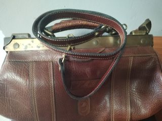 Bolso tipo Médico Vintage Marrón
