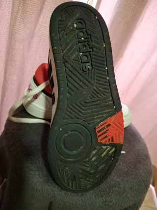 Deportivas Adidas Blancas , Rosas y negro