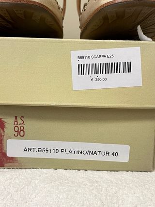 Ballerine vera pelle A.S. 98 - Taglia 40