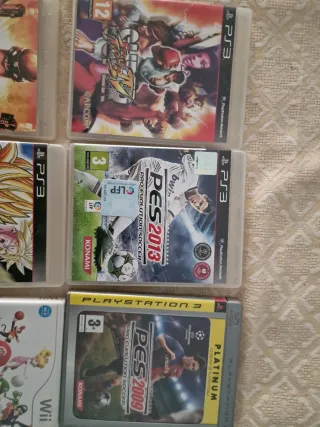 Cajas de Videojuegos PS3, Wii, 3DS