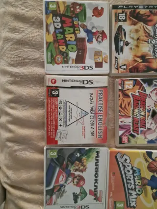 Cajas de Videojuegos PS3, Wii, 3DS