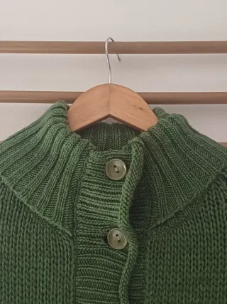 Cárdigan Sanye Verde Talla S