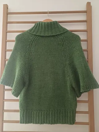 Cárdigan Sanye Verde Talla S