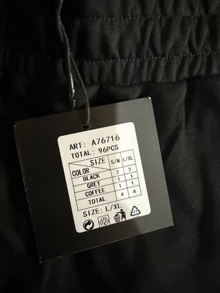 Pantalón ancho VERCHY negro