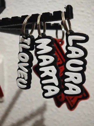 Llaveros 'PERSONALIZABLES' 3D