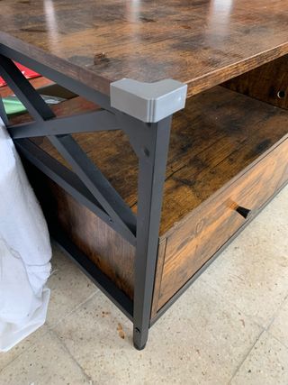 Mueble TV madera y metal