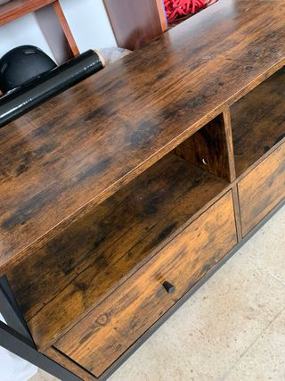Mueble TV madera y metal