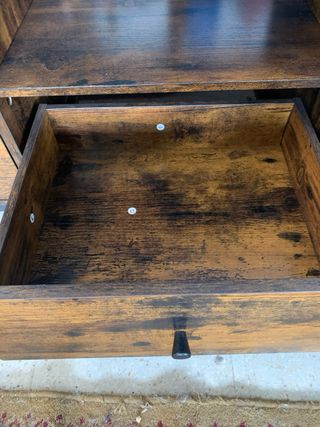 Mueble TV madera y metal