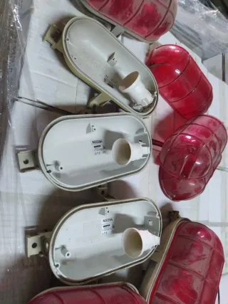 6 Lampade rosse di emergenza