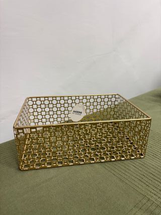 Caja organizadora dorada Maisons du Monde