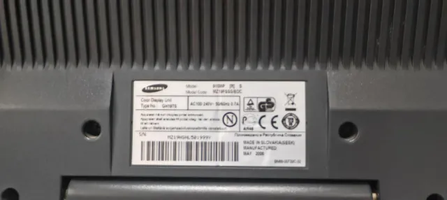 Samsung TV 910MP LCD 19