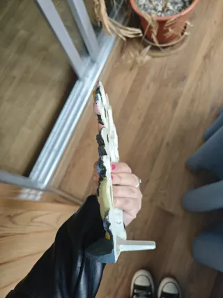 Adorno Cerámica Flores Tetera Mariposa