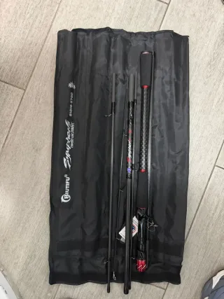 Caña de pescar de carbono