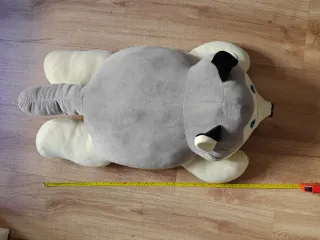 Peluche de perro husky grande