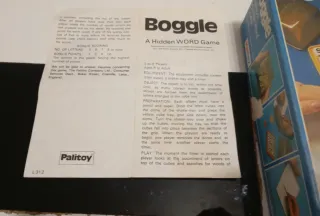 Juego Boggle Palitoy 1976 Vintage