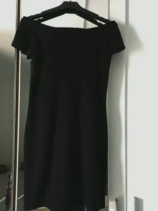 Vestido Mango negro Nuevo -Talla M.