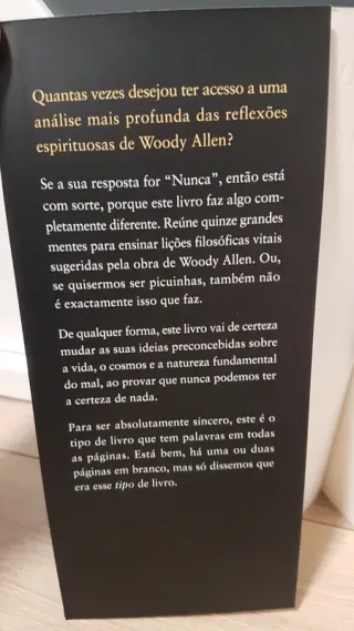 Livro A Filosofia Segundo Woody Allen