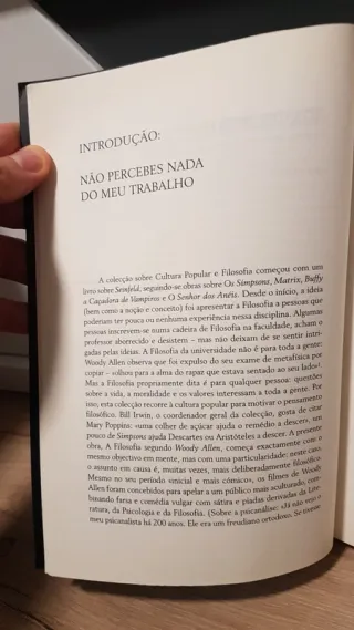 Livro A Filosofia Segundo Woody Allen