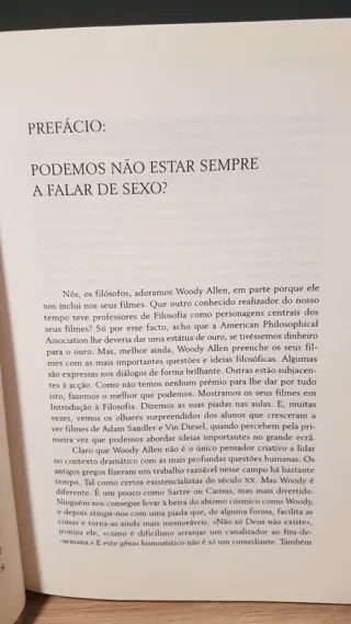 Livro A Filosofia Segundo Woody Allen