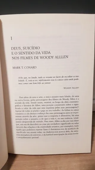 Livro A Filosofia Segundo Woody Allen