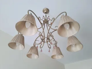 LÁMPARA DE TECHO 6 BRAZOS