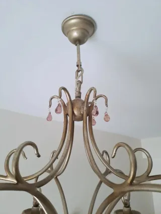 LÁMPARA DE TECHO 6 BRAZOS