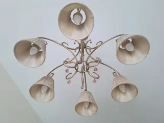 LÁMPARA DE TECHO 6 BRAZOS