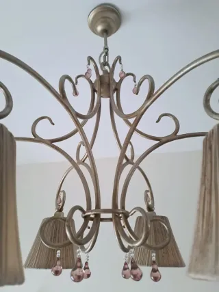 LÁMPARA DE TECHO 6 BRAZOS