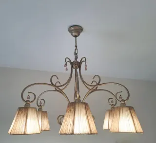 LÁMPARA DE TECHO 6 BRAZOS