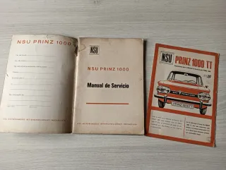 Manual NSU PRINZ 1000 TT