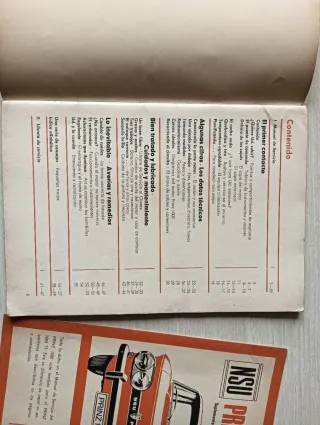 Manual NSU PRINZ 1000 TT