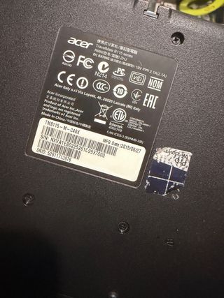 Portátil Acer Negro