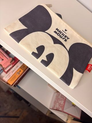 Bolso Disney Stitch Hawaii Beige Morado