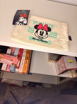 Bolso Disney Stitch Hawaii Beige Morado