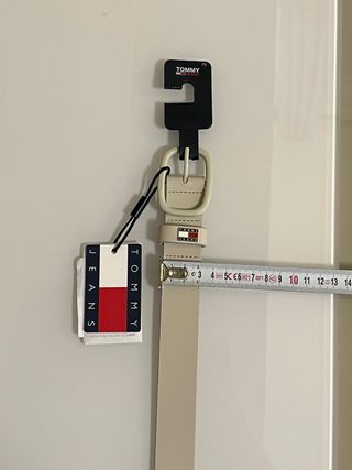 Cintura Tommy Hilfiger Beige Taglia 75