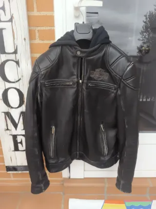 Chaqueta Cuero Harley Davidson Hombre