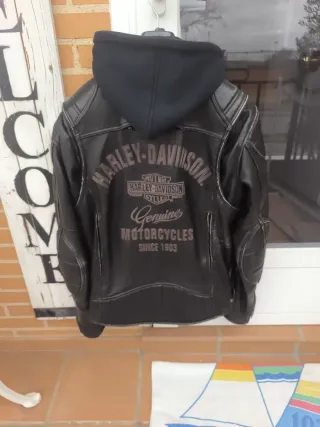 Chaqueta Cuero Harley Davidson Hombre