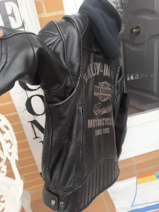 Chaqueta Cuero Harley Davidson Hombre
