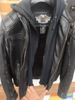 Chaqueta Cuero Harley Davidson Hombre