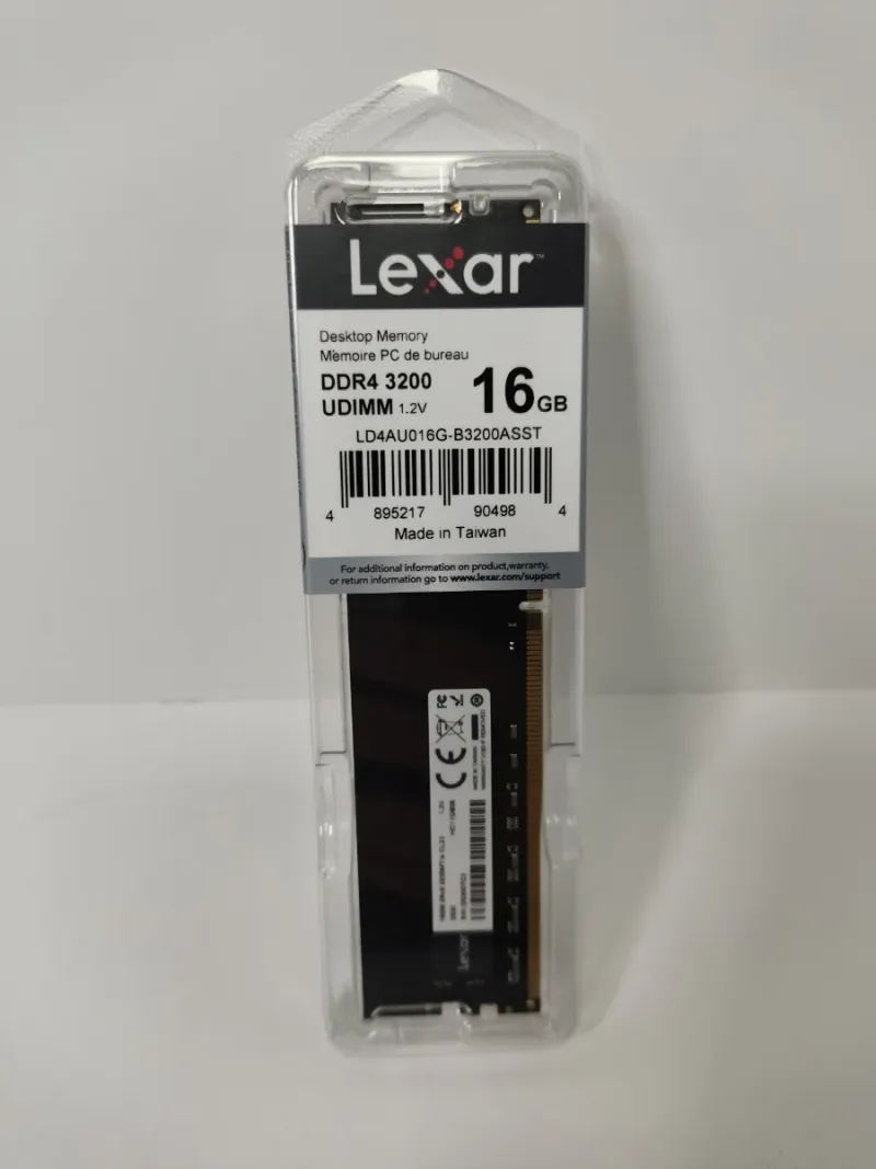 Lexar DDR4 16GB 3200MHz UDIMM RAM afbeelding 2