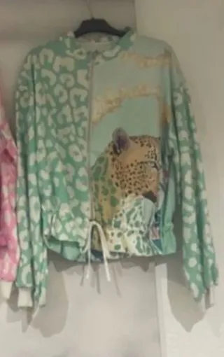Chaqueta Primavera Mujer Leopardo Multicolor