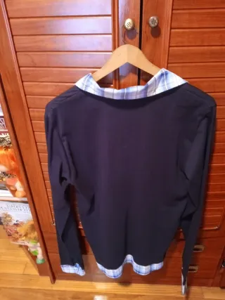 Polo Vintage Baseball Fishbone Talla M